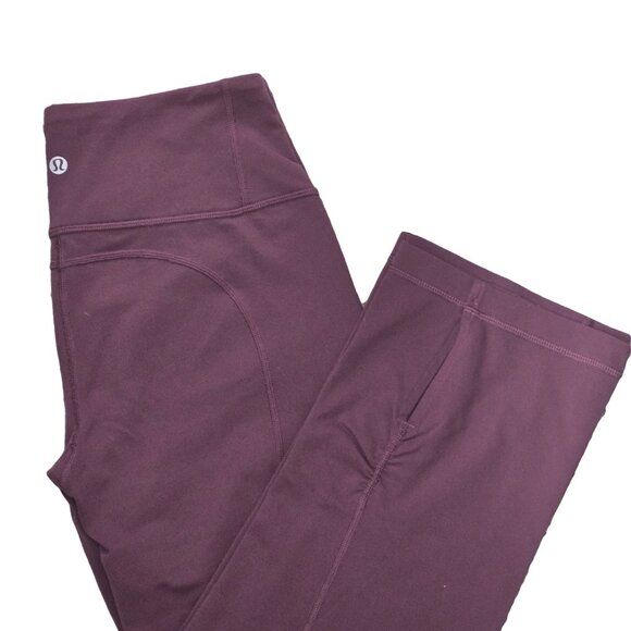 lululemon athletica Pants - LULULEMON Deep Rose Cropped Leggings 8